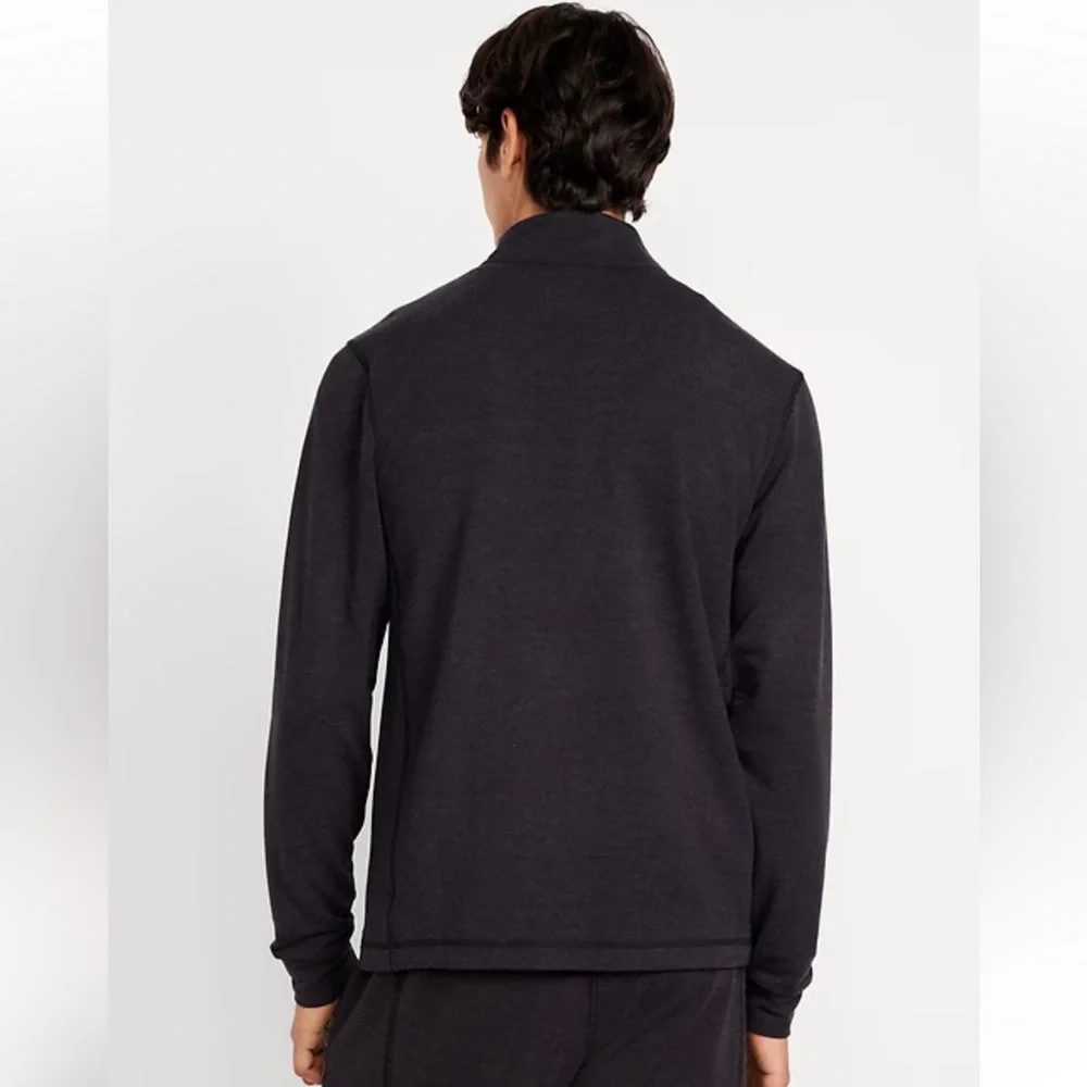 GAP Men’s Quarter Zip Pullover Sweater Charcoal Gray XL Long Sleeve Casual